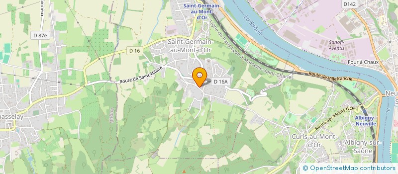 localisation de l'entreprise MONSIEUR DANIEL VOUILLON  SAINT-GERMAIN-AU-MONT-D'OR