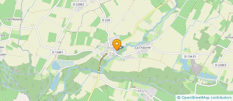localisation de l'entreprise MONSIEUR DANIEL VRIET à PRIGNAC