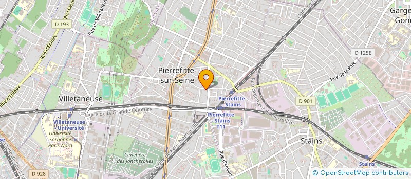 localisation de l'entreprise MONSIEUR DANIEL VUKSANOVIC à PIERREFITTE SUR SEINE