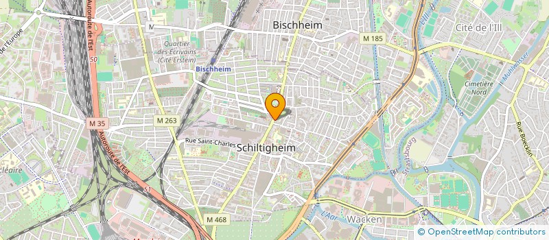 localisation de l'entreprise MONSIEUR DANIEL WACKENHEIM à SCHILTIGHEIM