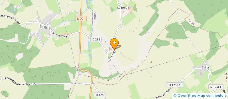 localisation de l'entreprise MONSIEUR DANIEL WALLE  SAMER