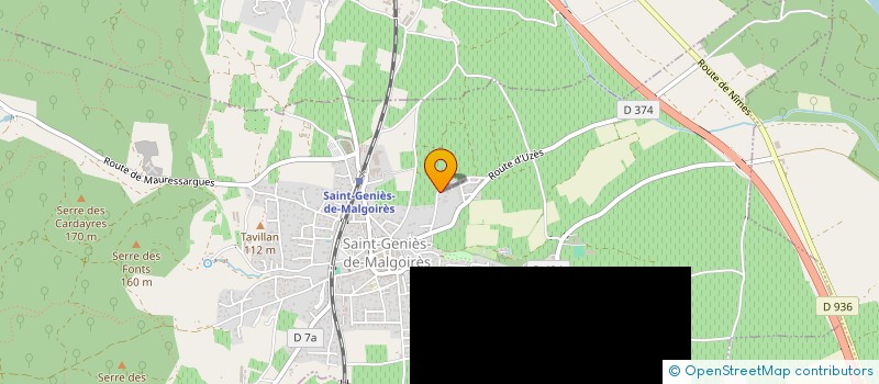 localisation de l'entreprise MONSIEUR DANIEL WALTER à SAINT-GENIES-DE-MALGOIRES