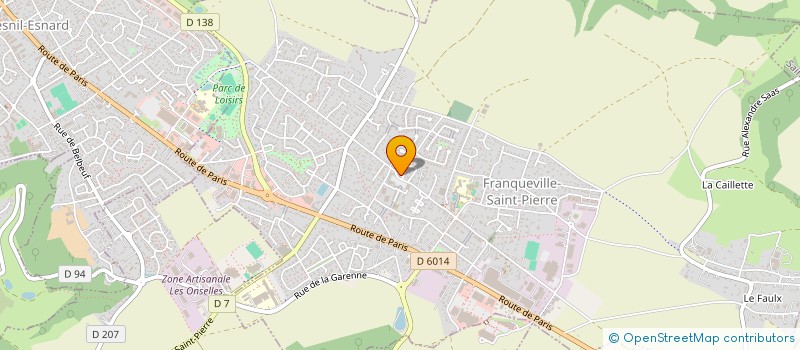 localisation de l'entreprise MONSIEUR DANIEL WARNET  FRANQUEVILLE-SAINT-PIERRE