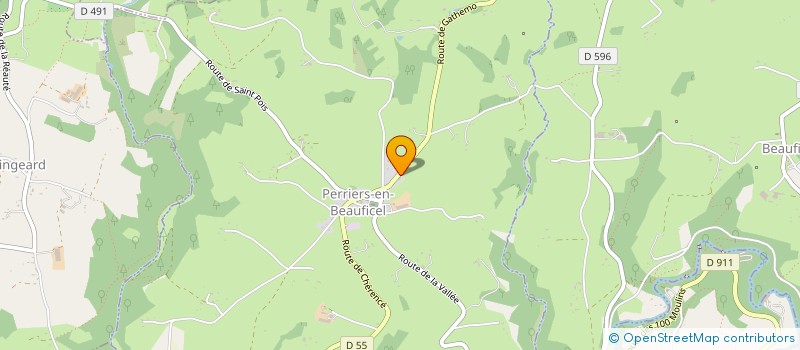 localisation de l'entreprise MONSIEUR DANIEL WEBB  PERRIERS-EN-BEAUFICEL