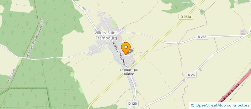 localisation de l'entreprise MONSIEUR DANIEL WEIMANN  VILLERS-SAINT-FRAMBOURG-OGNON