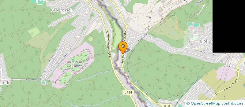 localisation de l'entreprise MONSIEUR DANIEL WEISS  PETITE-ROSSELLE