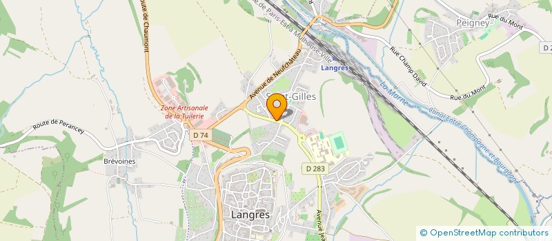 localisation de l'entreprise MONSIEUR DANIEL WERTZ à LANGRES