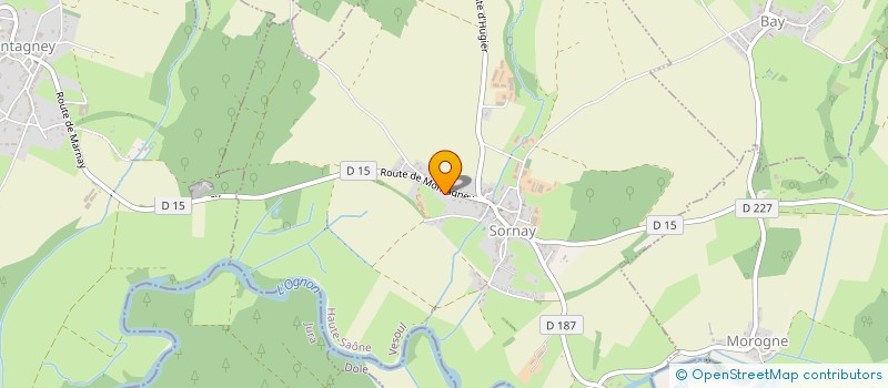 localisation de l'entreprise MONSIEUR DANIEL WETZEL  SORNAY