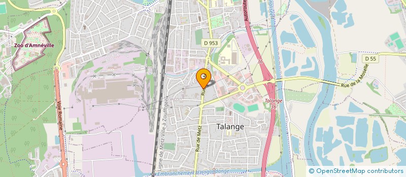 localisation de l'entreprise MONSIEUR DANIEL WILLAUME  TALANGE