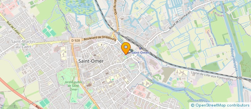 localisation de l'entreprise MONSIEUR DANIEL WOLGUSIAK  SAINT-OMER