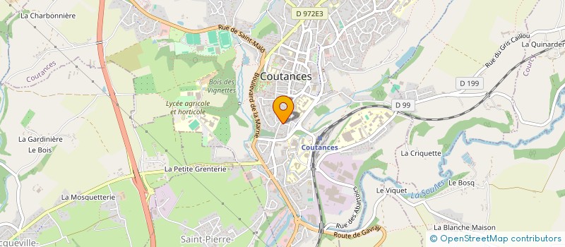 localisation de l'entreprise MONSIEUR DANIEL YEPISHEV  COUTANCES