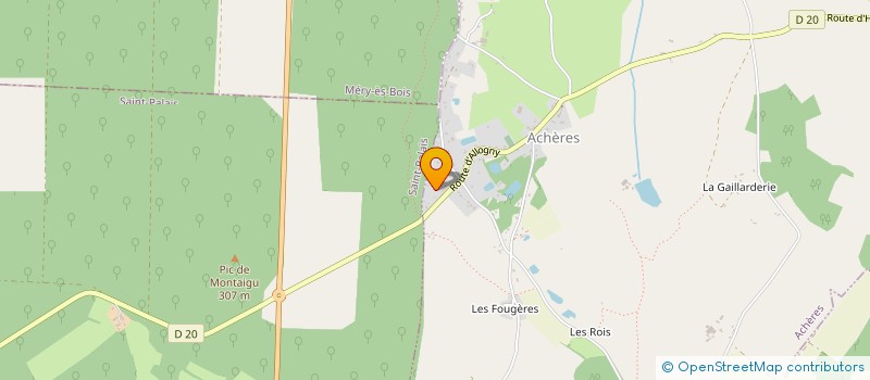 localisation de l'entreprise MONSIEUR DANIEL YONNET  ACHERES