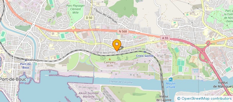 localisation de l'entreprise MONSIEUR DANIEL YVERNEAUX  MARTIGUES