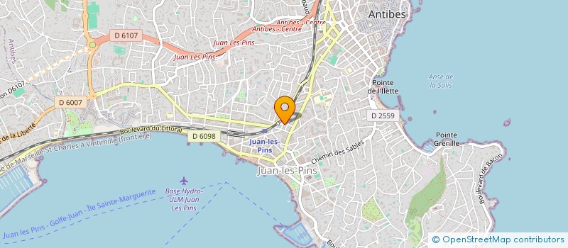 localisation de l'entreprise MONSIEUR DANIEL ZAKINE à ANTIBES