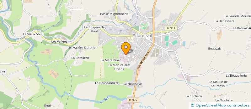localisation de l'entreprise MONSIEUR DANIEL ZANOLIN à SOURDEVAL