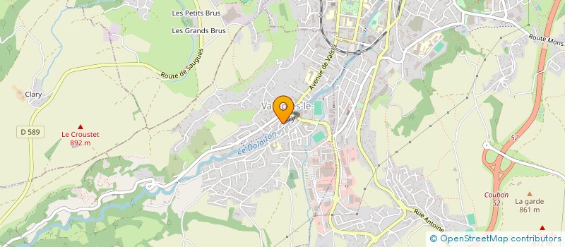 localisation de l'entreprise MONSIEUR DANIEL ZAPATA  VALS-PRES-LE-PUY