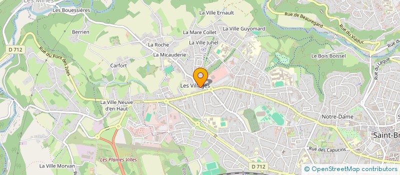 localisation de l'entreprise MONSIEUR DANIEL ZAWADA à SAINT-BRIEUC