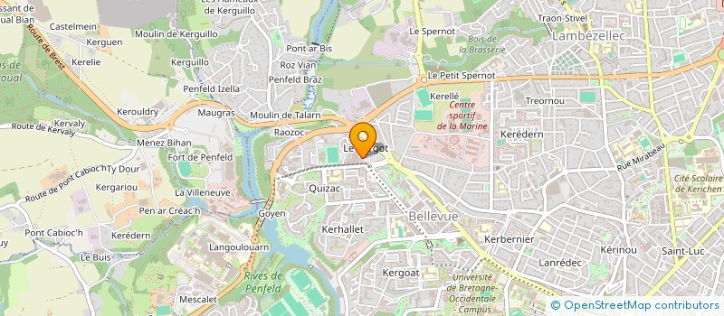 localisation de l'entreprise MONSIEUR DANIEL ZBIB à BREST