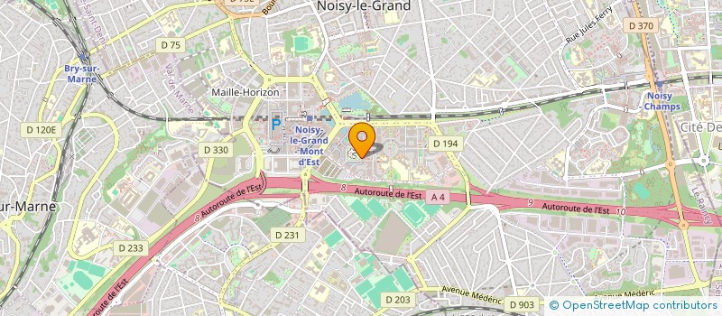 localisation de l'entreprise MONSIEUR DANIEL ZEINO à NOISY-LE-GRAND