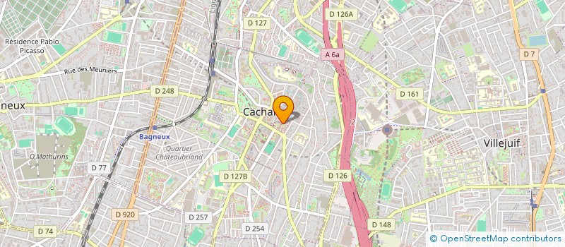 localisation de l'entreprise MONSIEUR DANIEL ZEMALACHE  CACHAN