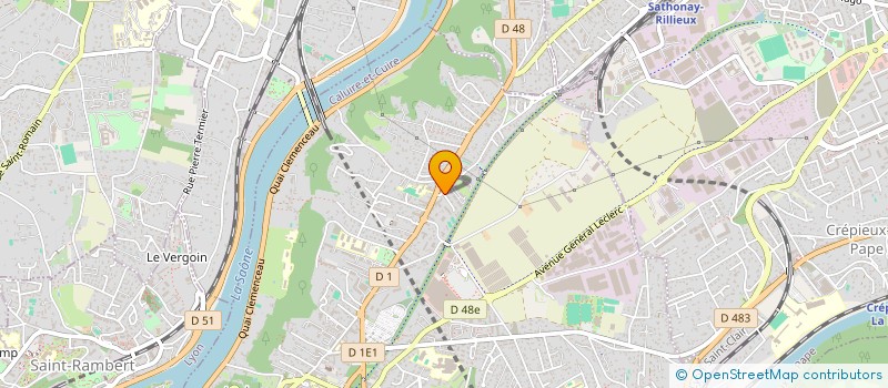 localisation de l'entreprise MONSIEUR DANIEL ZERBIB  CALUIRE-ET-CUIRE