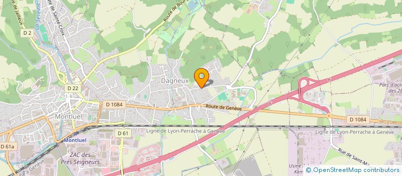 localisation de l'entreprise MONSIEUR DANIEL ZIATROWSKI  DAGNEUX