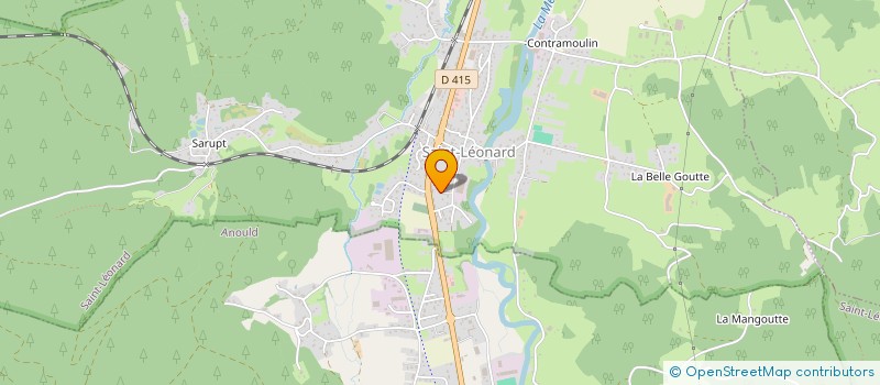 localisation de l'entreprise MONSIEUR DANIEL ZIMMERMANN  SAINT-LEONARD