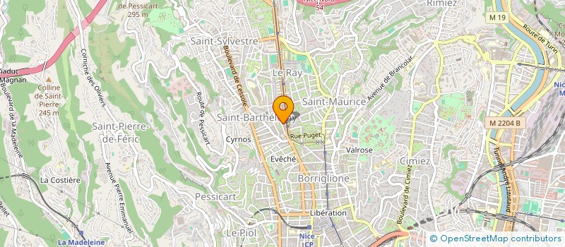 localisation de l'entreprise MONSIEUR DANIEL ZIZIC à NICE