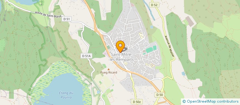 localisation de l'entreprise MONSIEUR DANIEL ZOZOR  SAINT-MITRE-LES-REMPARTS