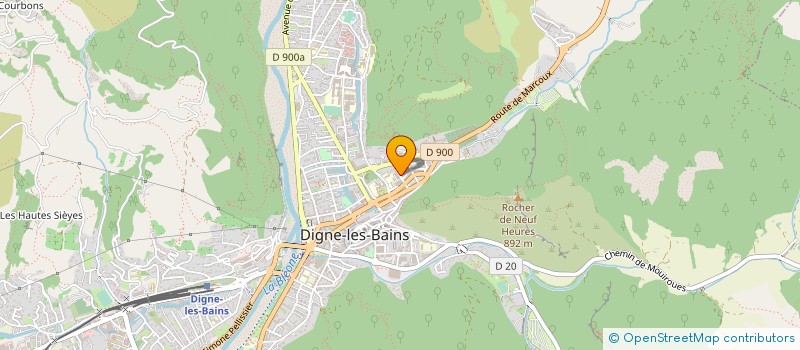 localisation de l'entreprise MONSIEUR DANIELE DRAGO à DIGNE-LES-BAINS