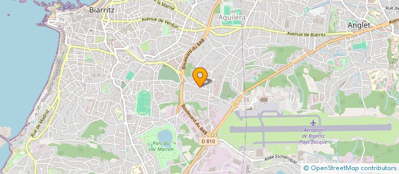 localisation de l'entreprise MONSIEUR DANIELE IACOBACCI  BIARRITZ