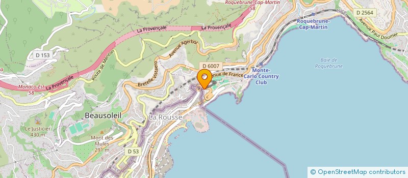 localisation de l'entreprise MONSIEUR DANIELE LAVORE à ROQUEBRUNE-CAP-MARTIN