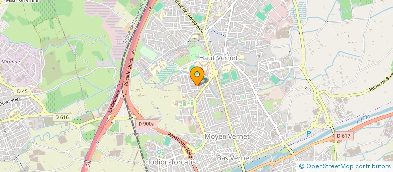 localisation de l'entreprise MONSIEUR DANIELE MONGA  PERPIGNAN