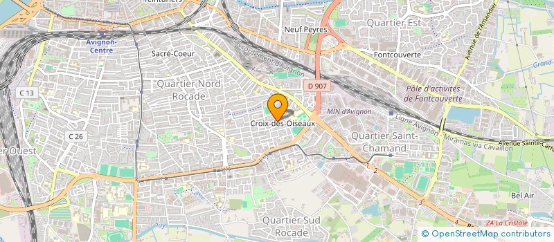 localisation de l'entreprise MONSIEUR DANIELE MOSCHETTO  AVIGNON