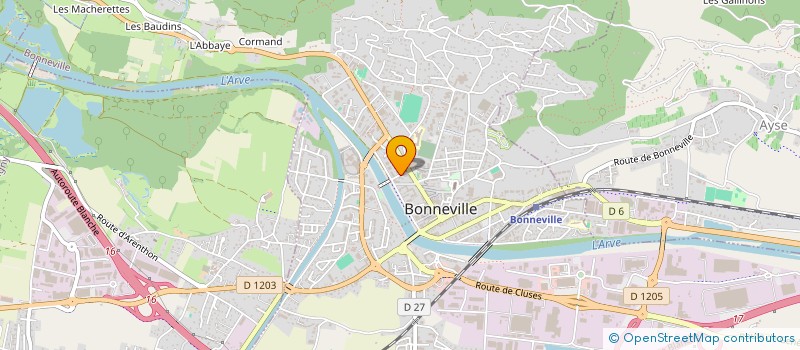 localisation de l'entreprise MONSIEUR DANIELE ROMEO à BONNEVILLE