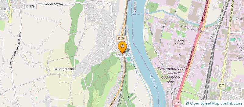 localisation de l'entreprise MONSIEUR DANIELE SALVITTO  SOYONS