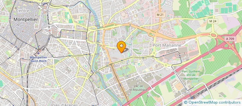localisation de l'entreprise MONSIEUR DANIELL BENOIT  MONTPELLIER