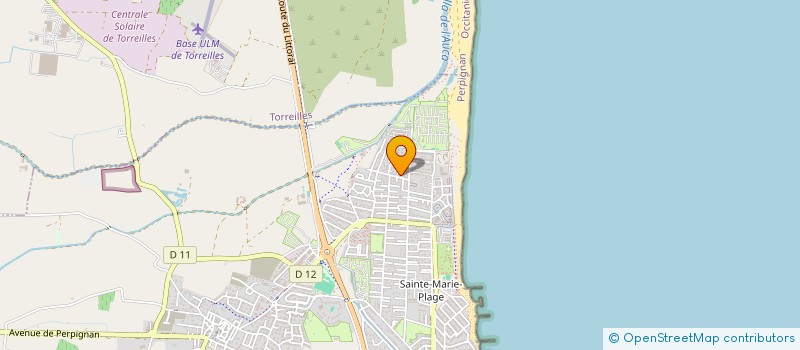 localisation de l'entreprise MONSIEUR DANIELLE SARRAUD  SAINTE-MARIE-LA-MER