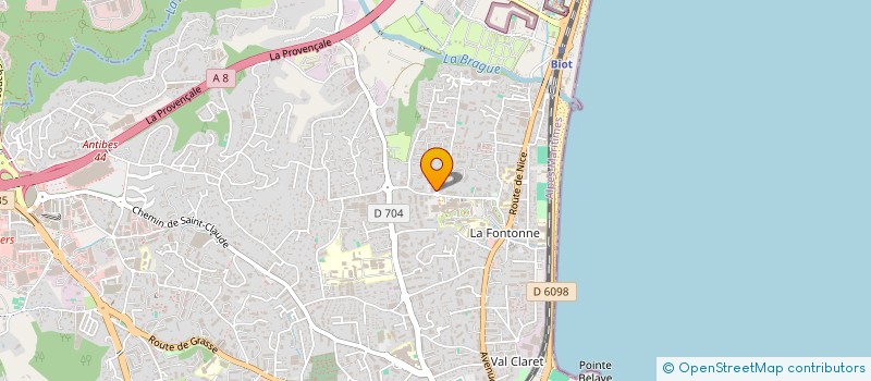 localisation de l'entreprise MONSIEUR DANIELROBERT DEPAULI à ANTIBES