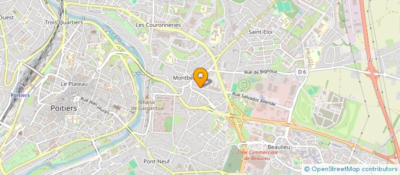 localisation de l'entreprise MONSIEUR DANIELS GRISINS  POITIERS