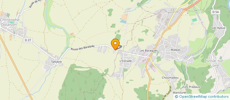 localisation de l'entreprise MONSIEUR DANIELSON DE JESUS VIEIRA DE BRITO  SAINT-CHRISTOPHE-SUR-DOLAISON