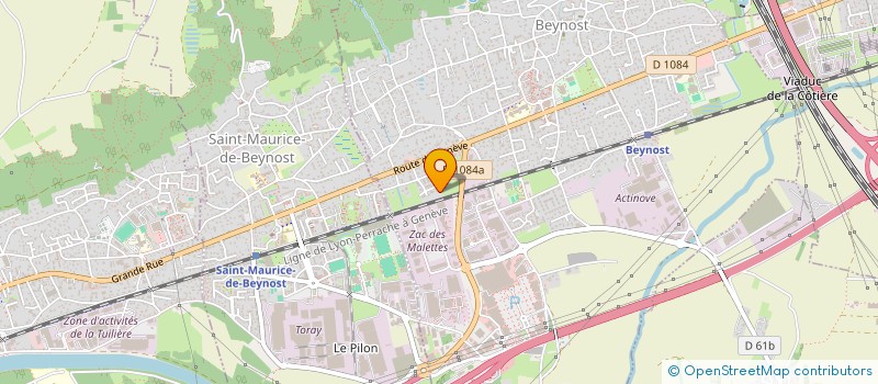 localisation de l'entreprise MONSIEUR DANIIL PEDAI  BEYNOST