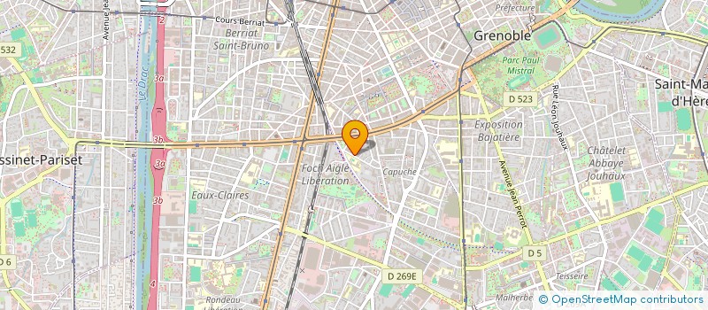 localisation de l'entreprise MONSIEUR DANIIL RAZINKO à GRENOBLE