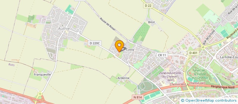 localisation de l'entreprise MONSIEUR DANIILS PROSTOROVS  AUTHIE