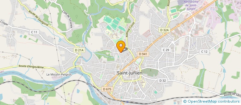 localisation de l'entreprise MONSIEUR DANIJEL DJORDJEVIC à SAINT-JUNIEN