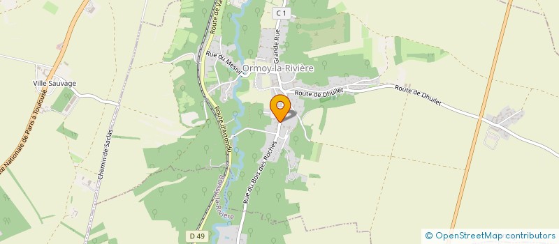 localisation de l'entreprise MONSIEUR DANIJEL MALJIC  ORMOY-LA-RIVIERE