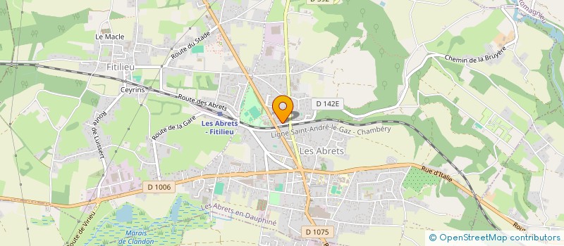 localisation de l'entreprise MONSIEUR DANIJEL SIMENIC  LES ABRETS EN DAUPHINE