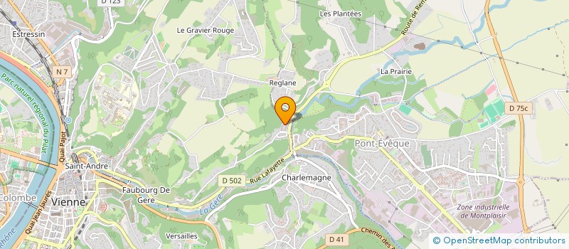 localisation de l'entreprise MONSIEUR DANIL FERDIA à VIENNE