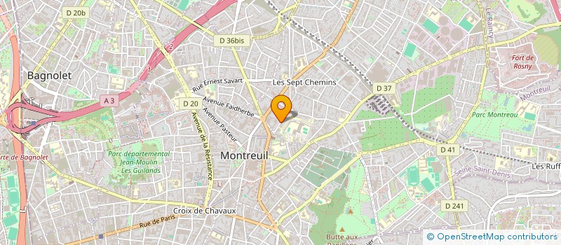 localisation de l'entreprise MONSIEUR DANIL GANDRABUR à MONTREUIL