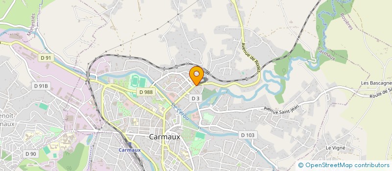 localisation de l'entreprise MONSIEUR DANIL STOICAN  CARMAUX